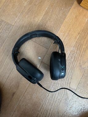 Skull candy Black Over-Ear Wired Headphones